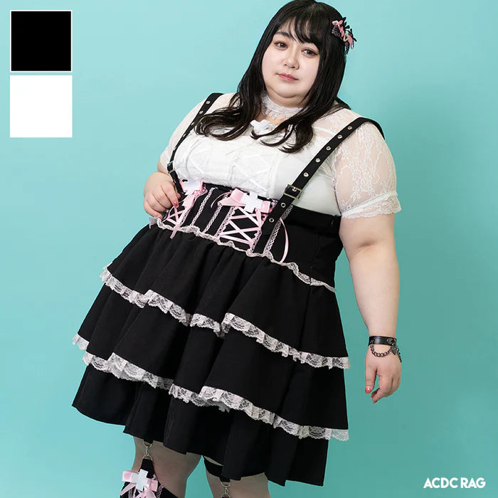 ACDC Rag Healing Heart Jumper Skirt - Plus Size