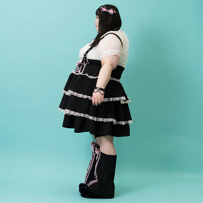 ACDC Rag Healing Heart Jumper Skirt - Plus Size