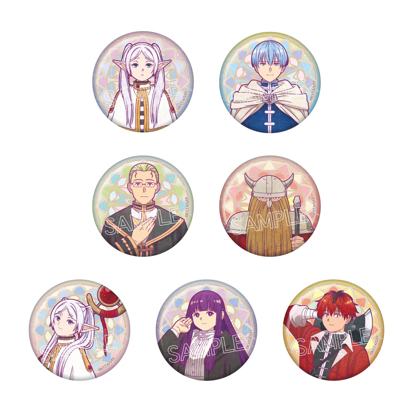 Frieren Vintage Style Blind Box Can Badge